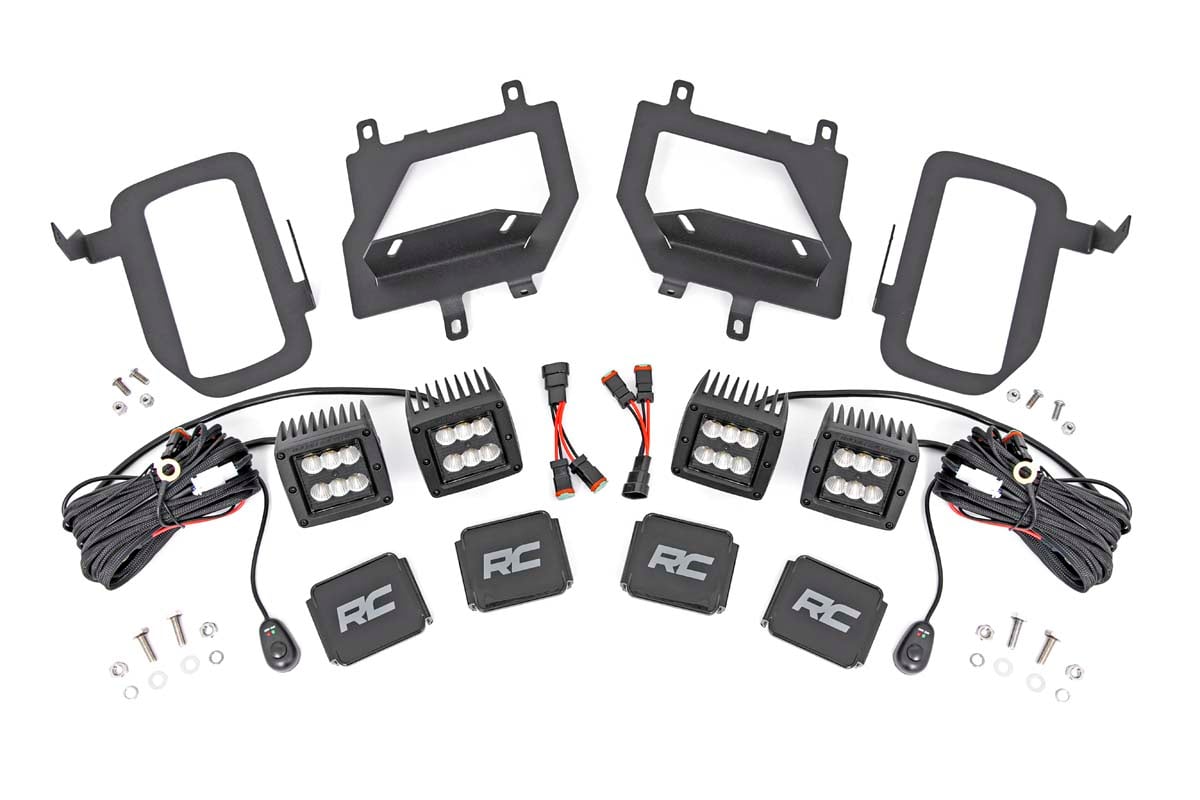 Ford F-150 LED Light Kit - Fog Mount - Rough Country - Dual 2